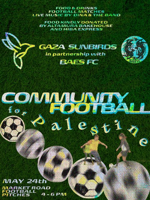 GAZA SUNBIRDS' COMMUNITY FOOTBALL FOR PALESTINE!