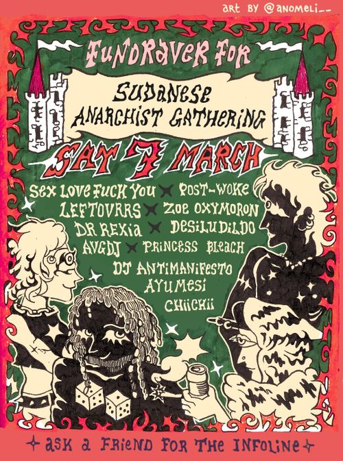 Fundraver for Sudanese Anarchist Gathering!